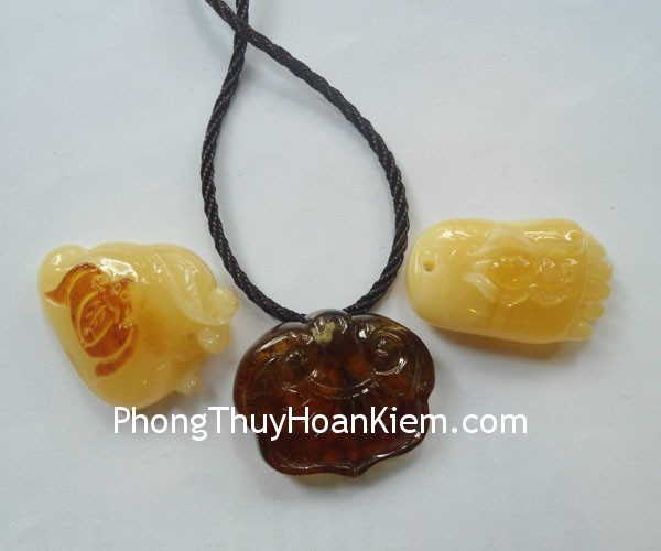 mat ho phach cham khac roi VM117 031 Mặt hổ phách dơi, may mắn cầu tài lộc VM117