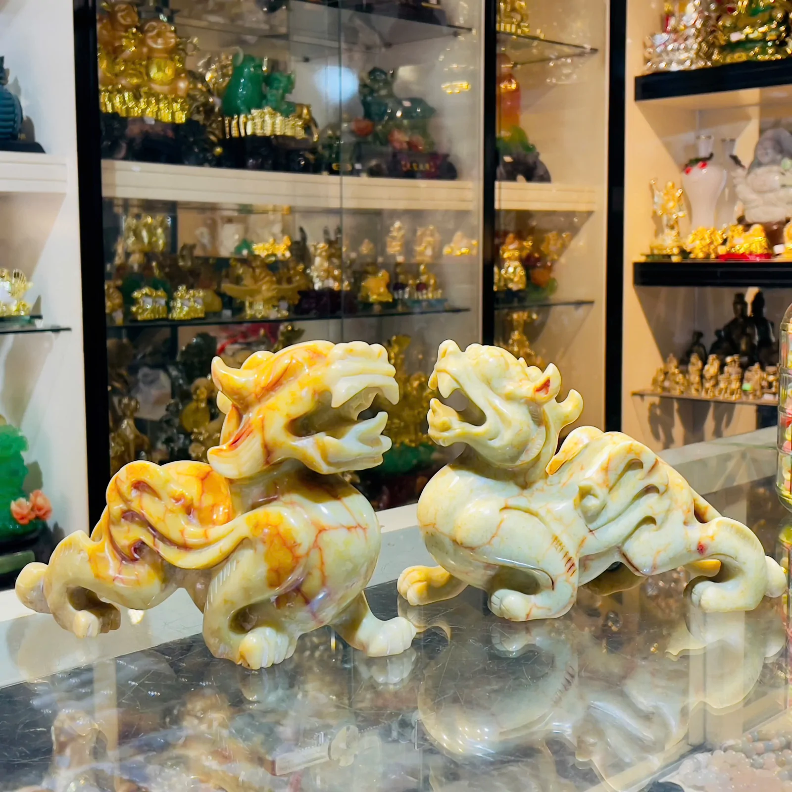Tỳ hưu Tiêu Ngọc xanh gân huyết_nhỏ K001