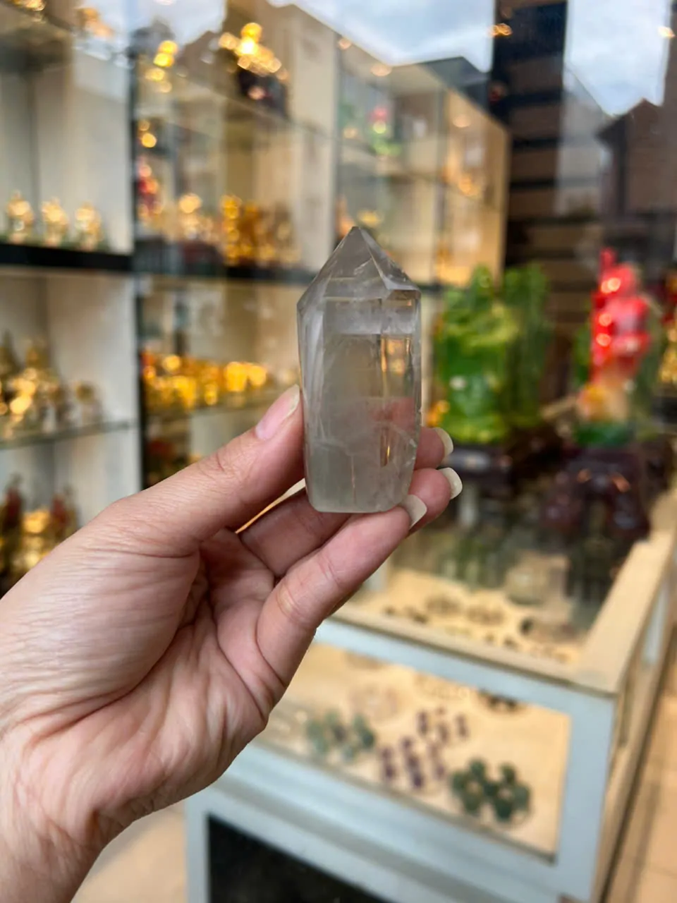 Trụ đá dạ quang xanh HM056-4-493