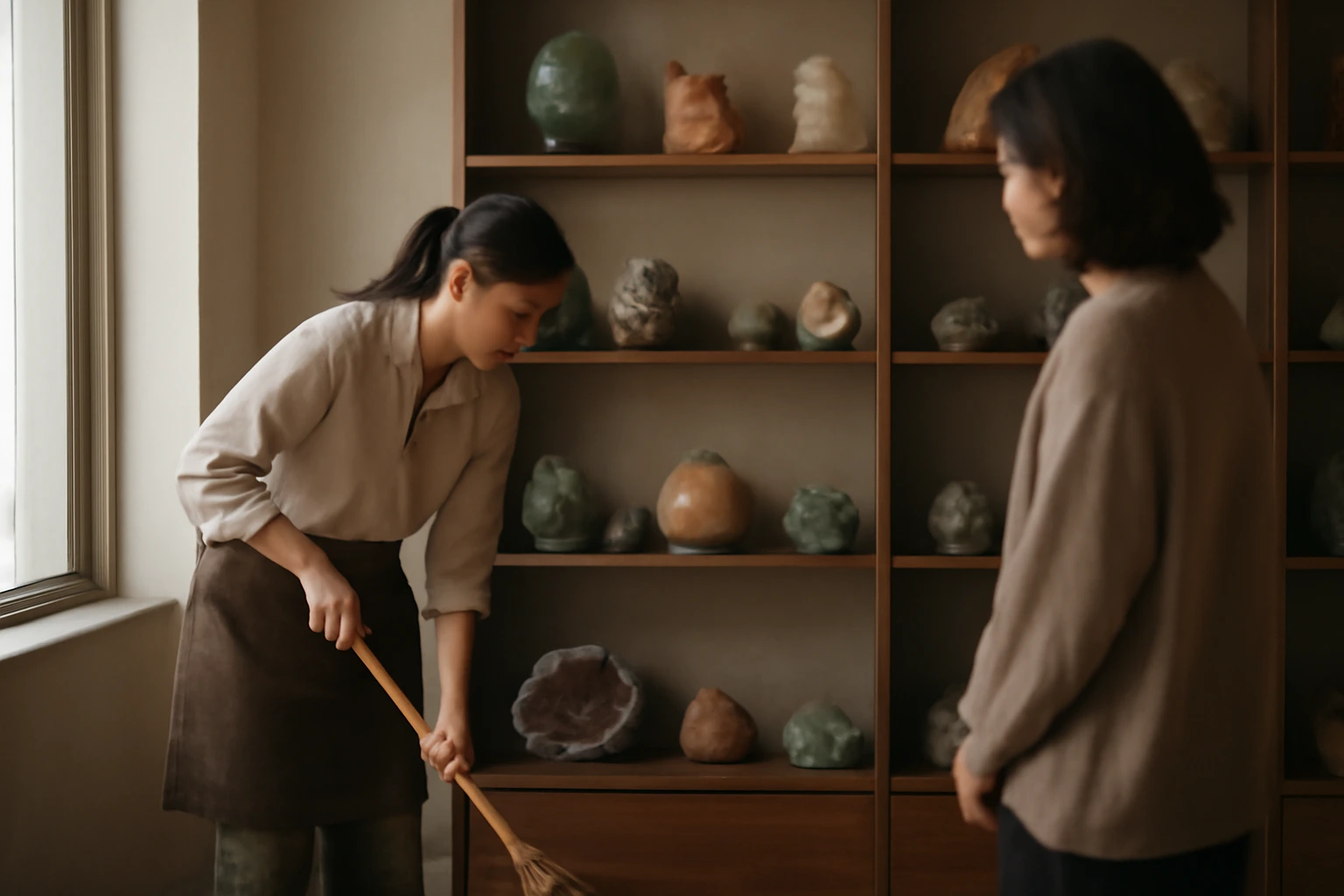 Khách làm rơi đồ trưng bày: xử thế nào cho êm